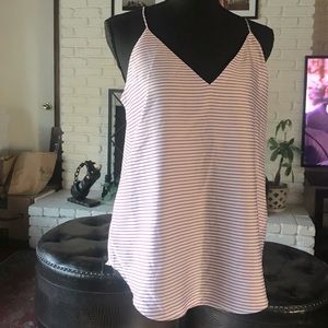 Easter purple and white camisole.